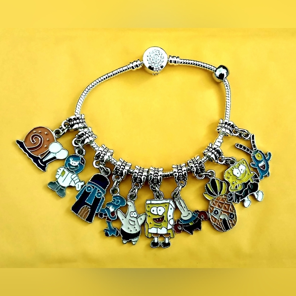 SpongeBob Patrick Hot Funny cute Charms Bracelet